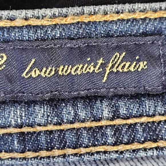 Vintage Citizens of Humanity Jeans 28 Ingrid 002 Stretch Low Waist Flare - Picture 10 of 16